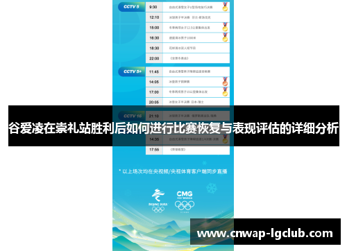 谷爱凌在崇礼站胜利后如何进行比赛恢复与表现评估的详细分析